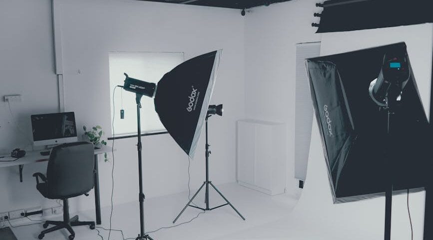 photo studio set up